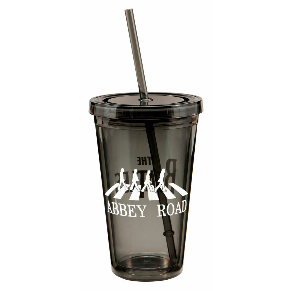 The Beatles 2012 Vandor Fab Four Figures Abbey Road Insulated 18 oz Travel Cup