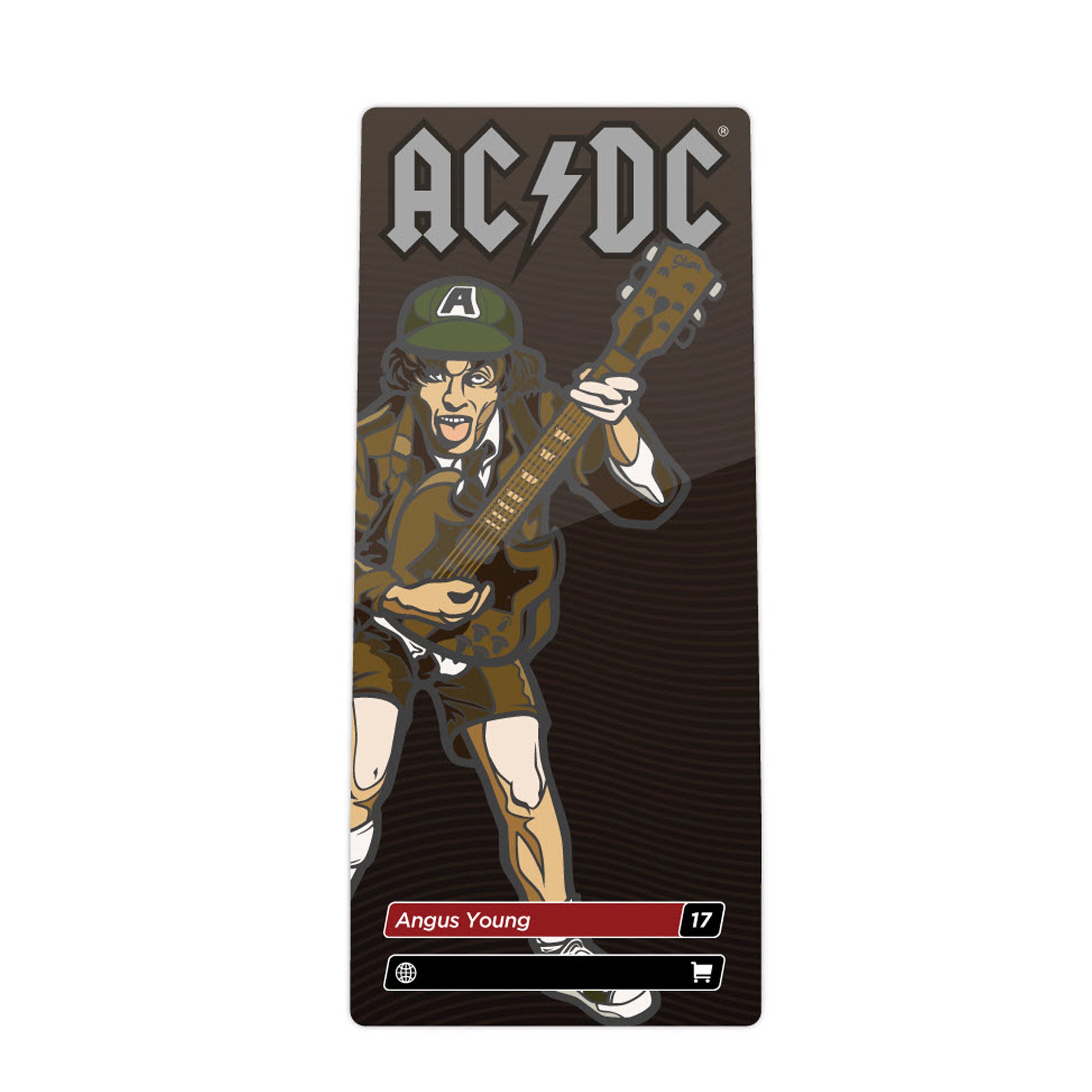 AC/DC Collectible 2017 Handpicked FiGPiN #17 Angus Young Figure High Voltage Pin
