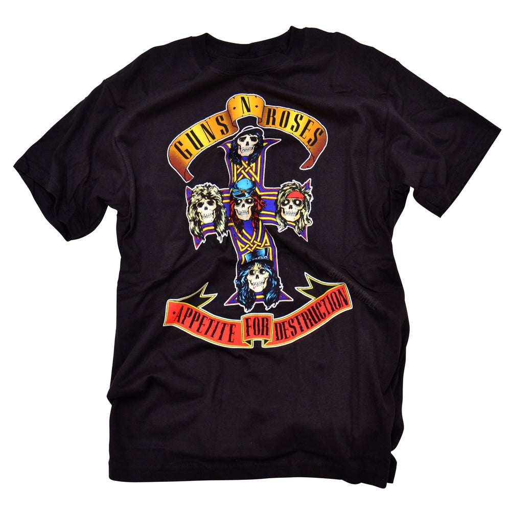 Guns N Roses Collectible 2009 Appetite For Destruction Yellow Vinyl LP & T-Shirt Box Set - Size Large