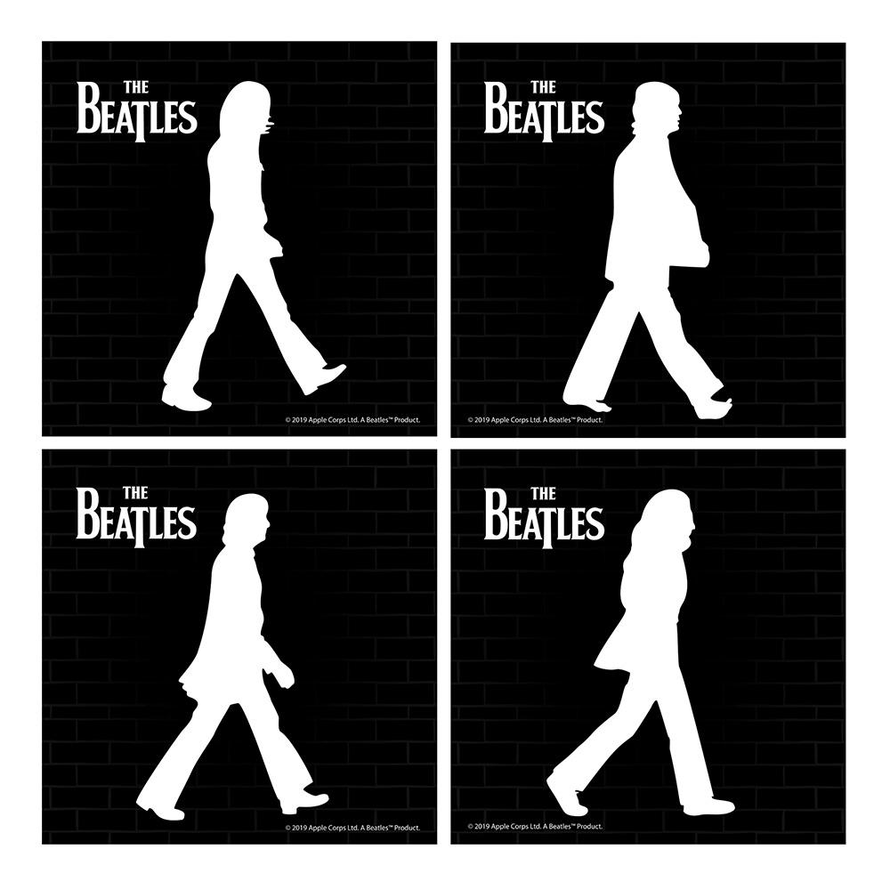 The Beatles Collectible 2018 50th Anniversary Abbey Road Coasters Set of 4