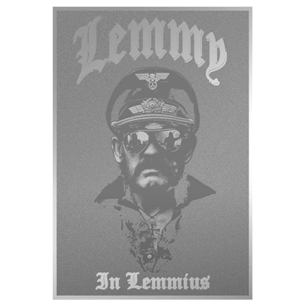 Motorhead Collectible Lemmy Kilmister In Lemmius Memorial Screen Printed 13x19 Poster #161/300