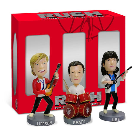 SOLD OUT! RUSH 2019 SRO 80’s Edition Bobblehead Dolls Geddy Lee/Neil Peart/ Alex Lifeson
