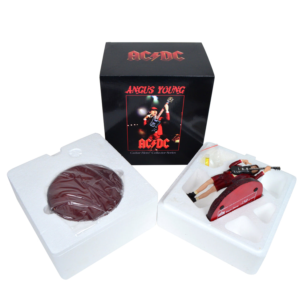 SOLD OUT! AC/DC Collectible 2008 KnuckleBonz Rock Iconz Guitar Hero Angus Young Statue