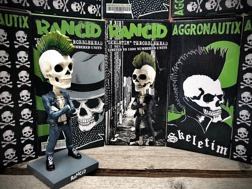 Rancid 2020 Aggronautix Skeletim Throbblehead V2 Limited Edition of 1000