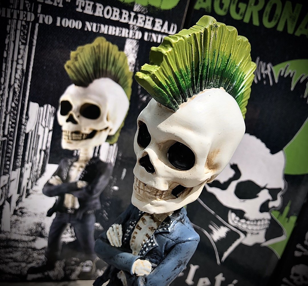 Rancid 2020 Aggronautix Skeletim Throbblehead V2 Limited Edition of 1000