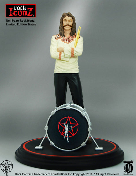 SOLD OUT! RUSH Collectible 2010 KnuckleBonz Rock Iconz Neil Peart Statue #209 of 3000